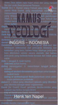Kamus teologi : Iggris-Indonesia